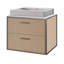 Aquaplane 22'' L Bathroom Sink-642754353