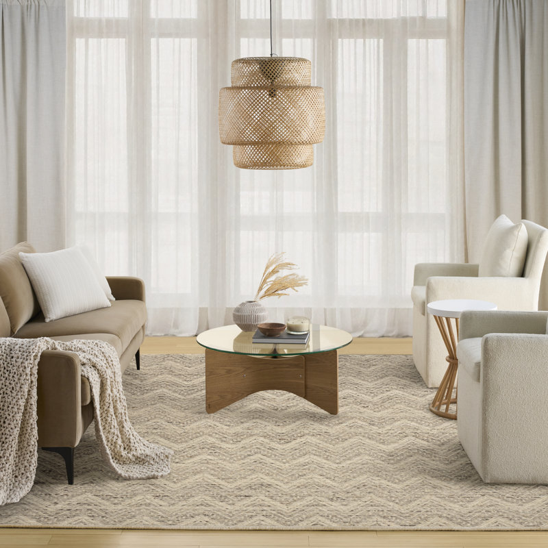 Dkny Pure Purl 8'6" X 11'6" Grey Ivory Modern Indoor Rug, Rectangle 8'6" x 11'6", Ivory