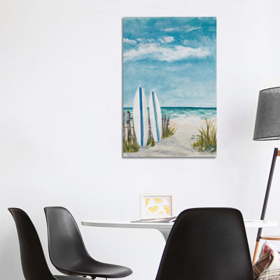 Cloudy Day In Paradise II by Julie Derice - Painting on Canvas