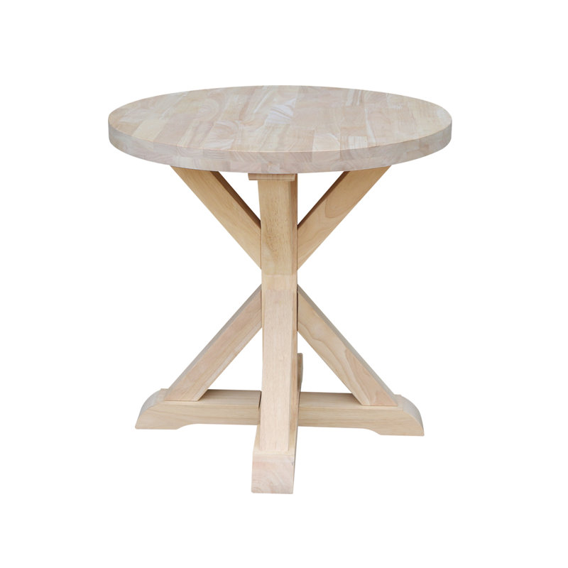 Philippine Solid Wood End Table, Unfinished