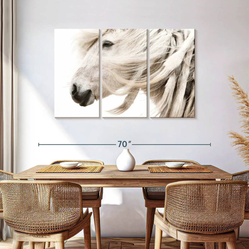 White Horse Mane, 36" H x 57" W