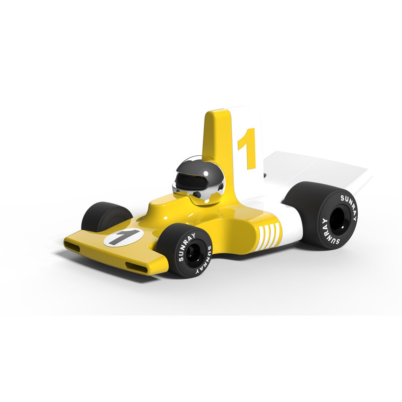 Voiture ou véhicule velocita model Verve, Jaune, 1