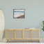 Art mural sur toile, "Traditional Beach Coast Line Tall Grass Soft Sky" par Julie Derice-439947618-439947620