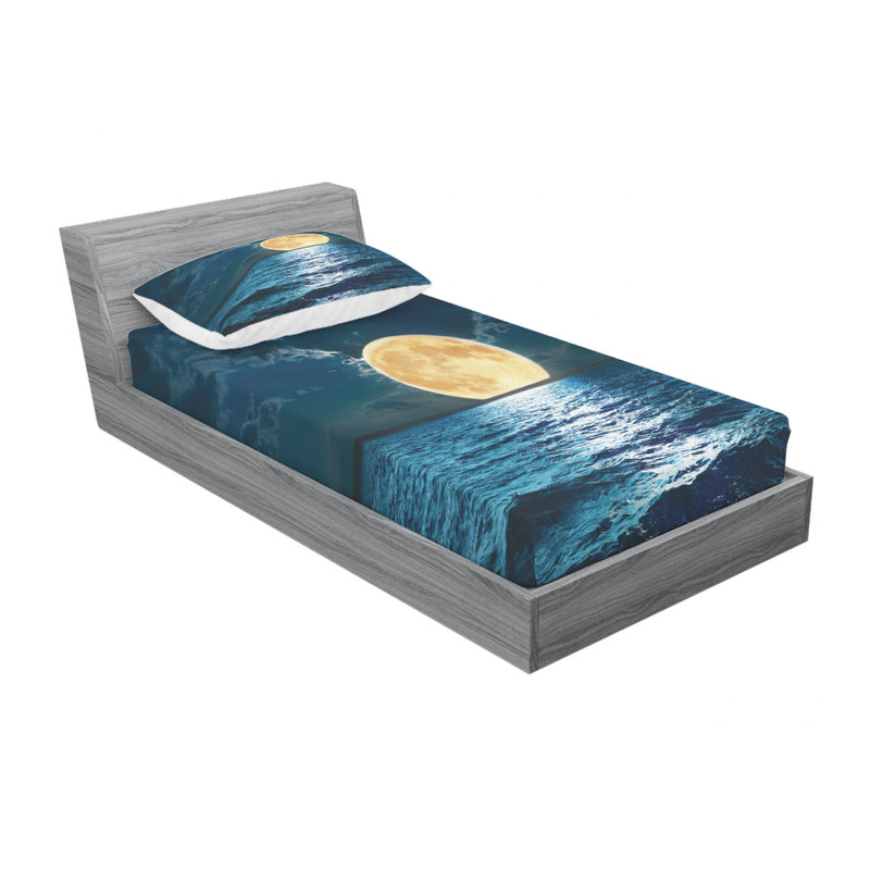 Microfiber Sheet Set, Twin Sheet Set with Fitted Sheet