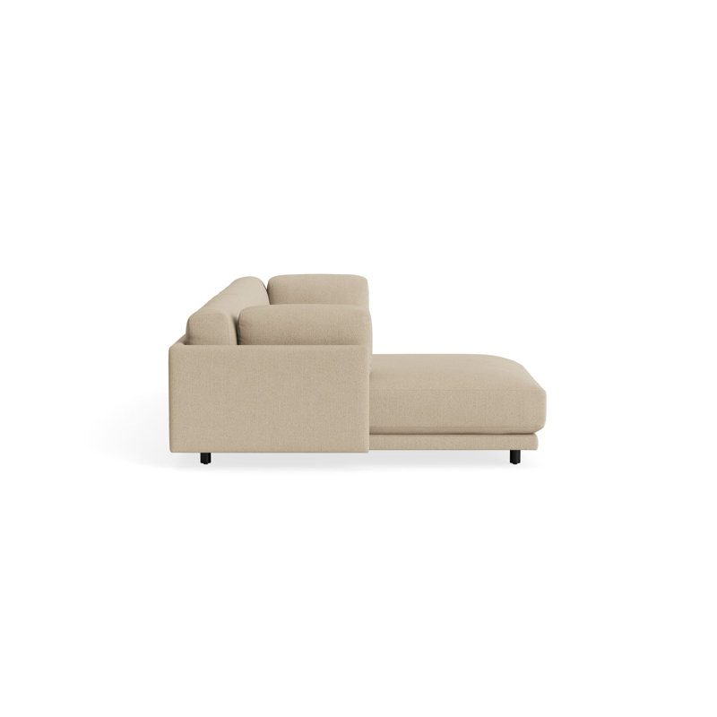 MTO - Sunday Small Sofa w/ Chaise, Left, Kelso Camel