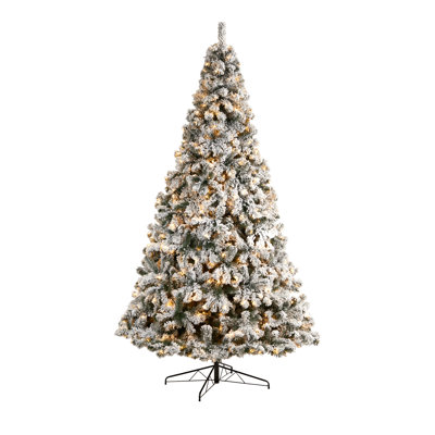 Lighted Artificial Fir Christmas Tree