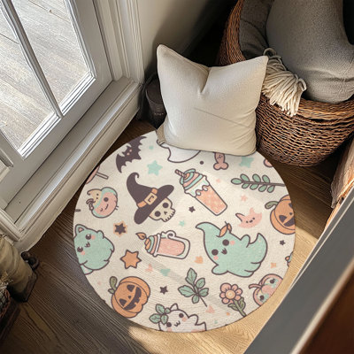 Pastel Goblin Parade Braided Rug