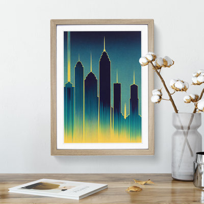 A Sublime City Skyline - Single Picture Frame Painting
