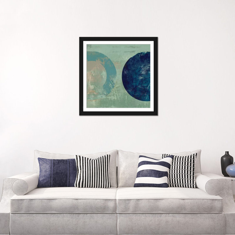 « odeon iv », impression sur toile, H 37 po x l 37 po x P 1,5 po, Pas de tapis, Papier d'art encadré noir