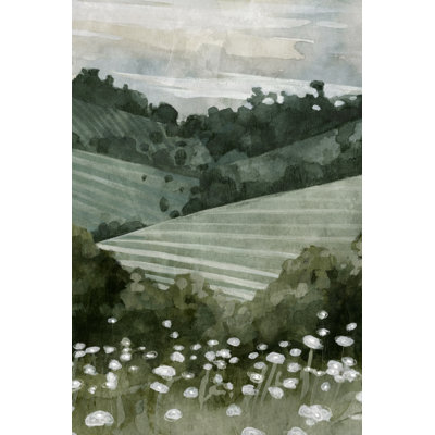 Rolling Pasture II - Wrapped Canvas Painting