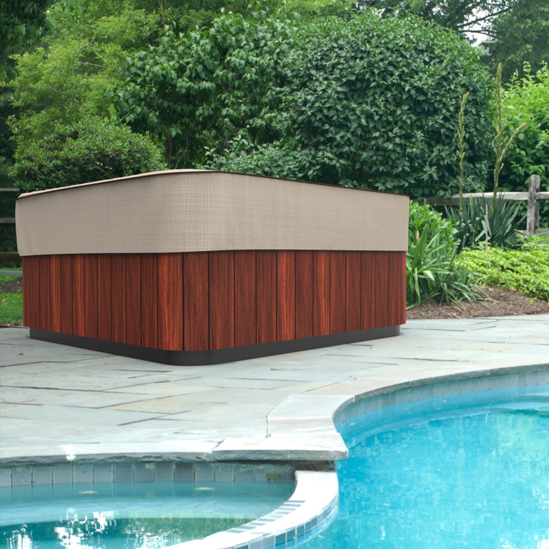 Couvre-spa résistant à l'eau Miguel Spa, H 14 po x l 94 po x P 94 po