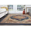 Tapis oriental bleu marine / beige Clarence-26963010