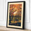 Orchard at Sunrise Japandi - Wrapped Canvas-549462023-549462025