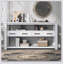 Table console moderne pour salon avec 4 tiroirs et 2 tablettes-108747859