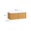 Armoire de rangement murale cinétique Modway-88459725