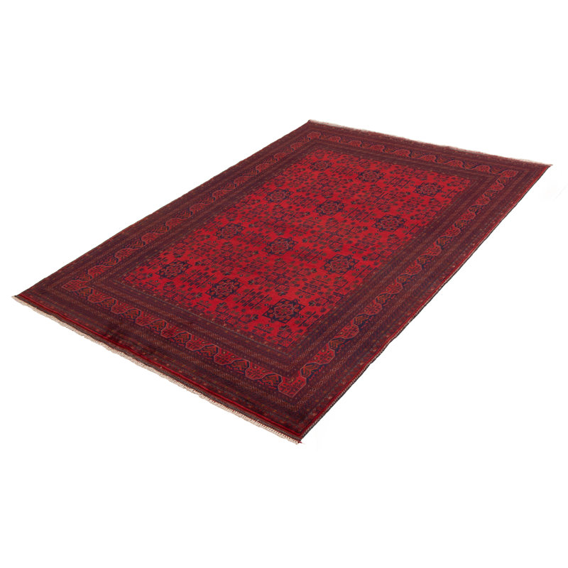 Tapis unique en laine noué à la main 6 pi 7 po x 9 pi 10 po nouvel âge Mordy