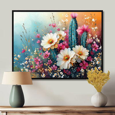Cactus jaune et rose - Cactus