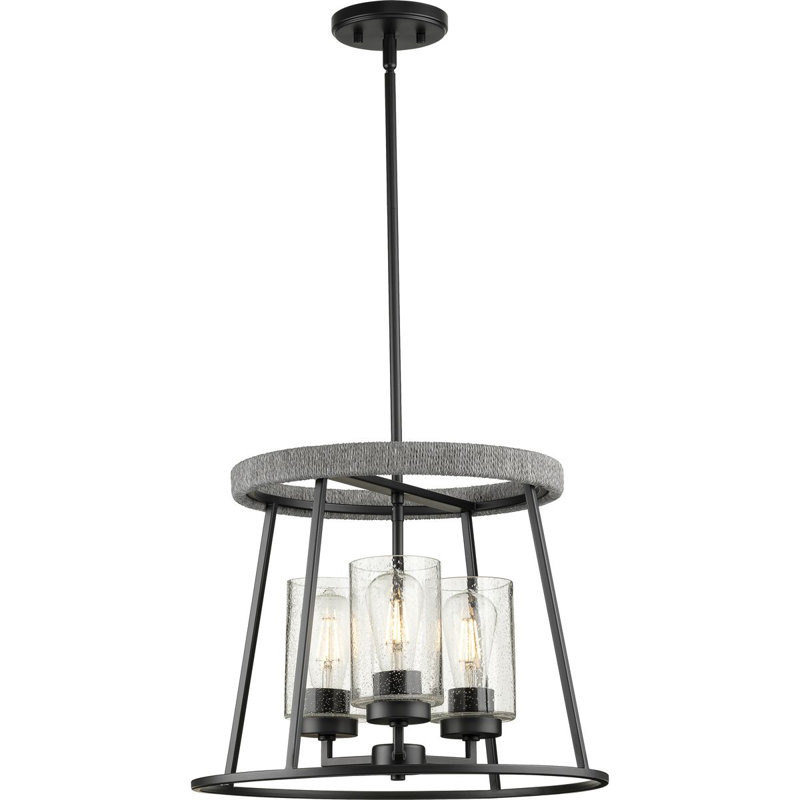 Lustre géométrique à 3 lumières Rozellia