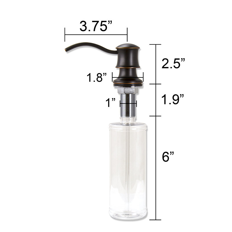 Kitchen Soap & Lotion Dispenser, Oil Rubbed Bronze