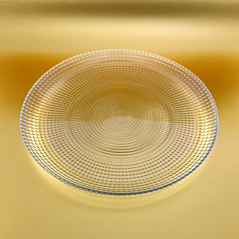 Ensemble de 6 assiettes en verre Mackai