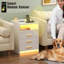 45cm W Manufactured Wood Bedside Table-1829771855