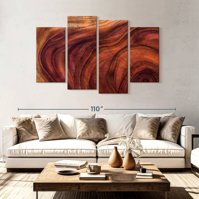 Avery Wood Grain Pattern, 54" H x 84" W