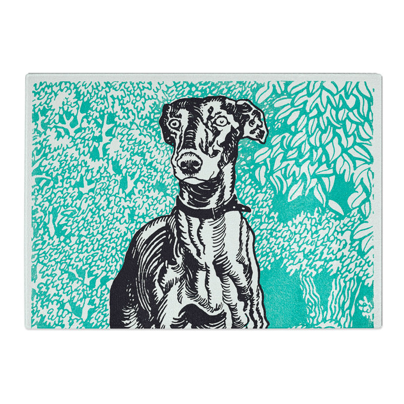 Greyhound Vol.3 by Moriz Jung Chopping Board, 0.4cm H x 20cm W x 28.5cm L