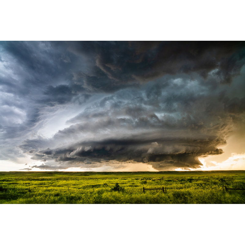 Supercell Storm Cloud - Photographie sur toile tendue, H 24 po x l 36 po