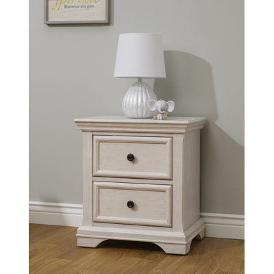 2 Drawer Solid Wood Nightstand by Sorelle