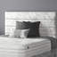 Kiara Stripped Floor Standing Headboard With Divan Base 4 Drawers Crush Velvet Cream With And Metal Feet (Double)-1266769155-1266769154-1300845302