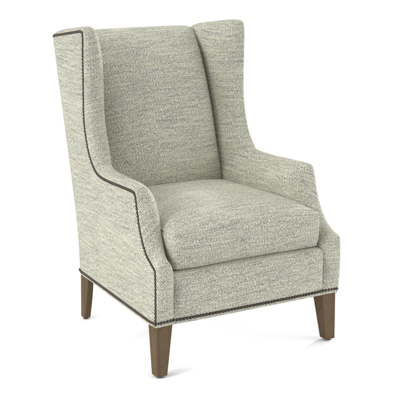 Wingback Chair, 61698-88, Weathered Gray
