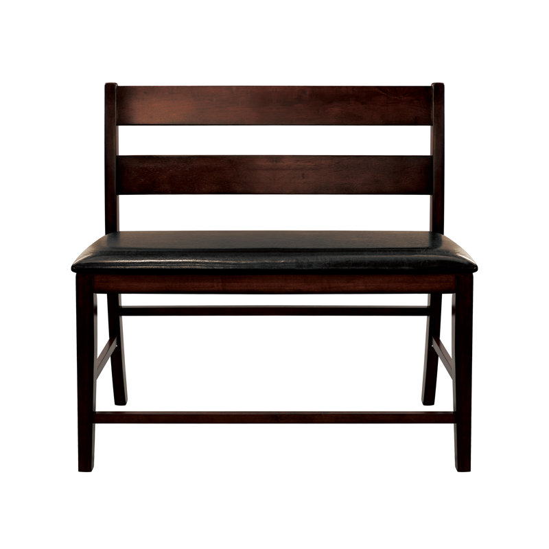 Abdulkadyr Faux Leather Upholstered Bench