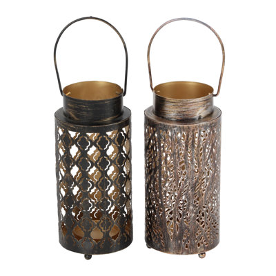 Set of 2 16 " Iron Lantern
