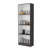 Sutton Slim Bookcase with Modern 5-Shelf Design-1904028579-1888429276