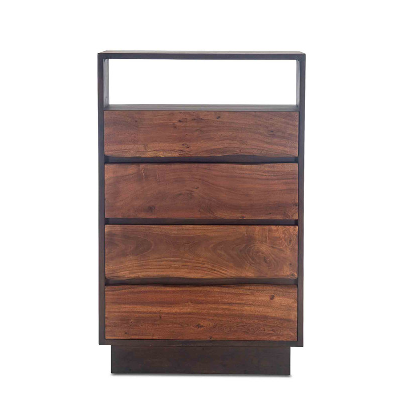 Woodbury Solid Wood 34'' W 4 - Drawer Dresser