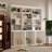 Modern MDF Bookcase With Ample Storage - Elegant Shelving Unit With Doors For Living Room And Office