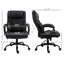 Fauteuil de direction réglable en cuir synthétique