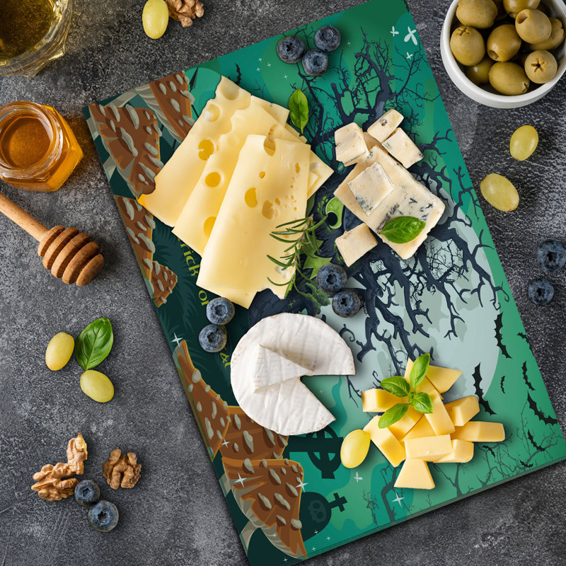 East Urban Home Glass Christam Cutting Board