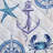 Blue / Navy Nautical Reversible Quilt Set with Shams-1402733558