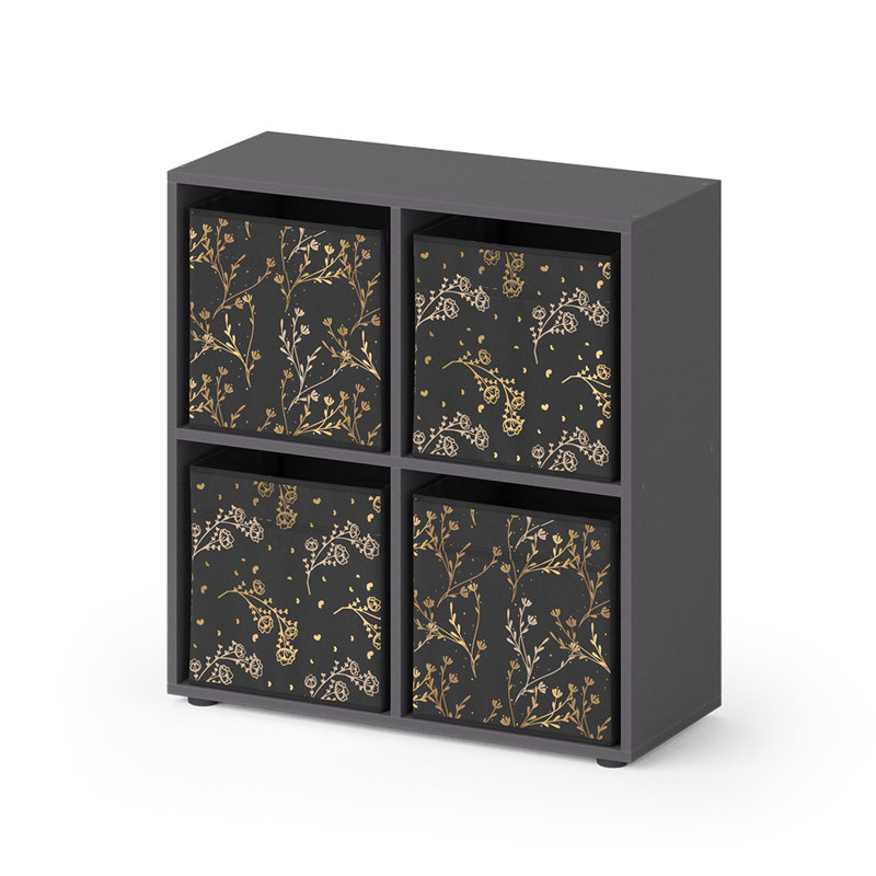 Felicien 72.6 cm H x 72 cm W Bookcase