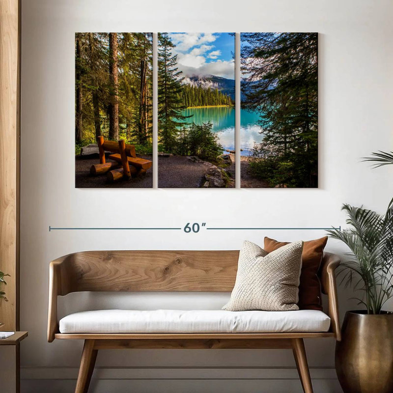 Paysage du lac Alvord Louise, H 32 po x l 50 po