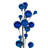 Vickerman 6' Blue Ball Branch Garland.-120209552