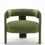 Fauteuil d'appoint en velours pour le salon-670499388