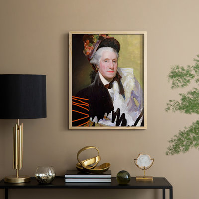 CheekyMasterFoundingFemale Framed Print - Solid Wood