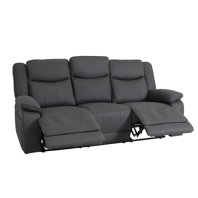 Maplewood Milan Manual Recliner Armchair - Mocha, 102" H x 214" W x 95" D, Does Not Apply, Manual