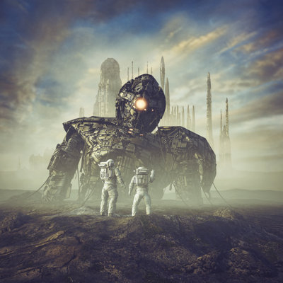 «Swanley Astronauts», impression sur toile