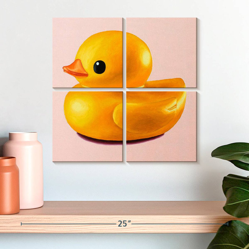 Canard en caoutchouc brillant Ashelle, H 18 po x l 18 po
