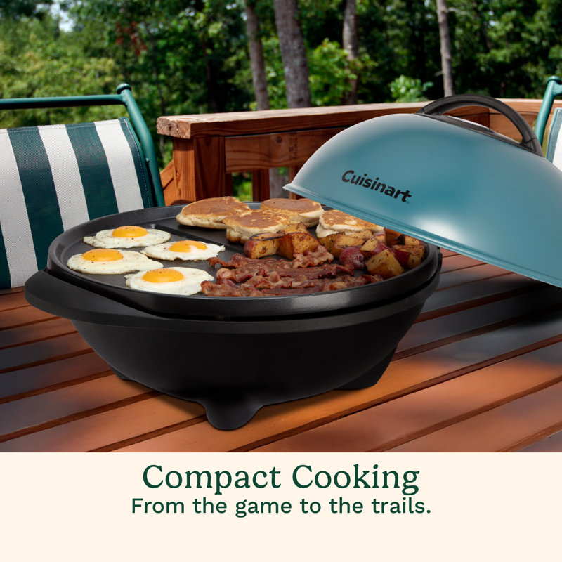 2-in-1 Indoor/Outdoor Electric Griddle