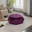 Élégant repose-pieds capitonné avec rangement en velours de diamant Polygon, repose-pieds multifonctionnel et siège pour la maison, rangement confortable et pratique pour le salon et la chambre à coucher-715769250
