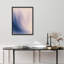 Art abstrait dégradé bleu doux et mauve - art mural minimaliste moderne pour chambre à coucher ou salon-115706385-115706389